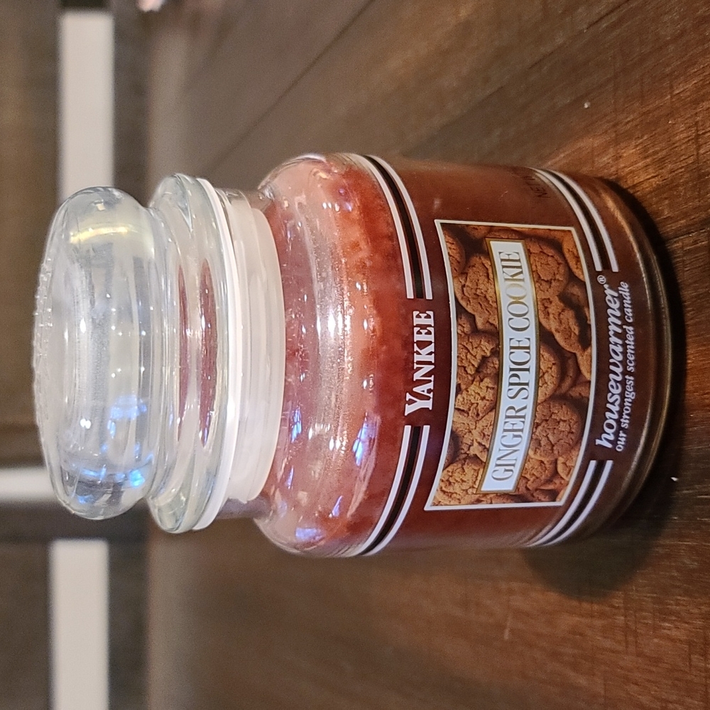Rare Yankee Candle Ginger Spice Cookie 14.5 Jar